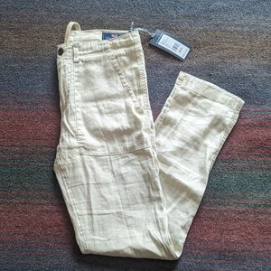 Vineyard Vines Men's Beach Club Linen Pant Stone 28x32